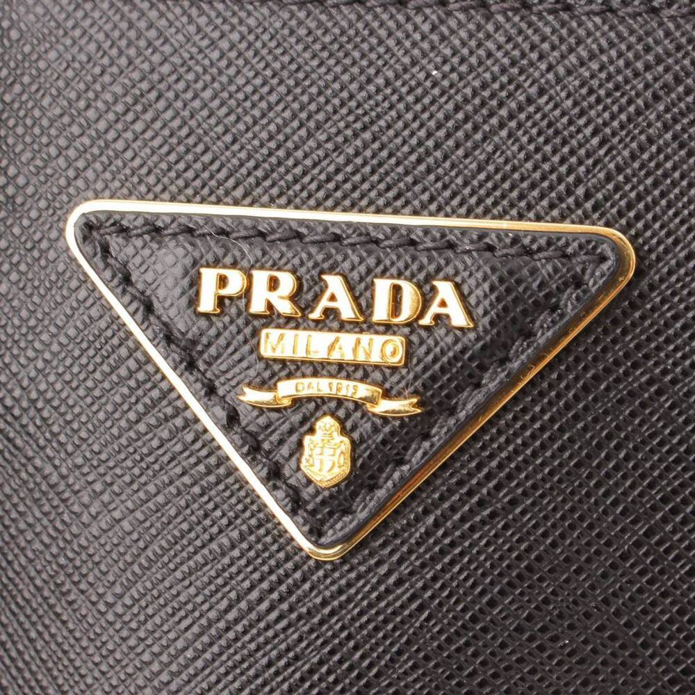 Prada Galleria Saffiano Handbag Shoulder Bag Black - Picture 7 of 10